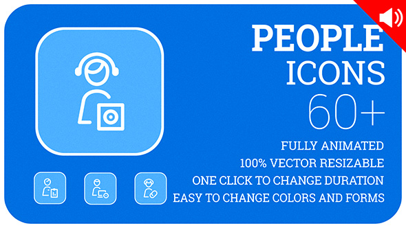 People Icons and - VideoHive 16817622