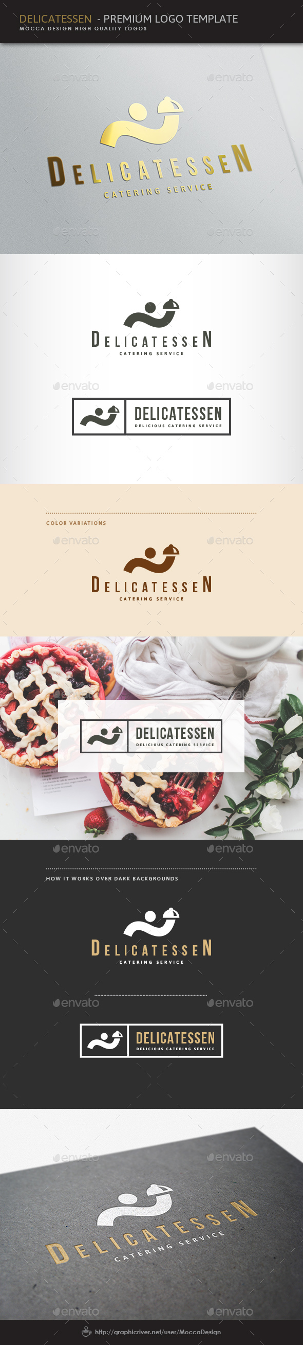 Delicatessen Logo - Food Logo Templates