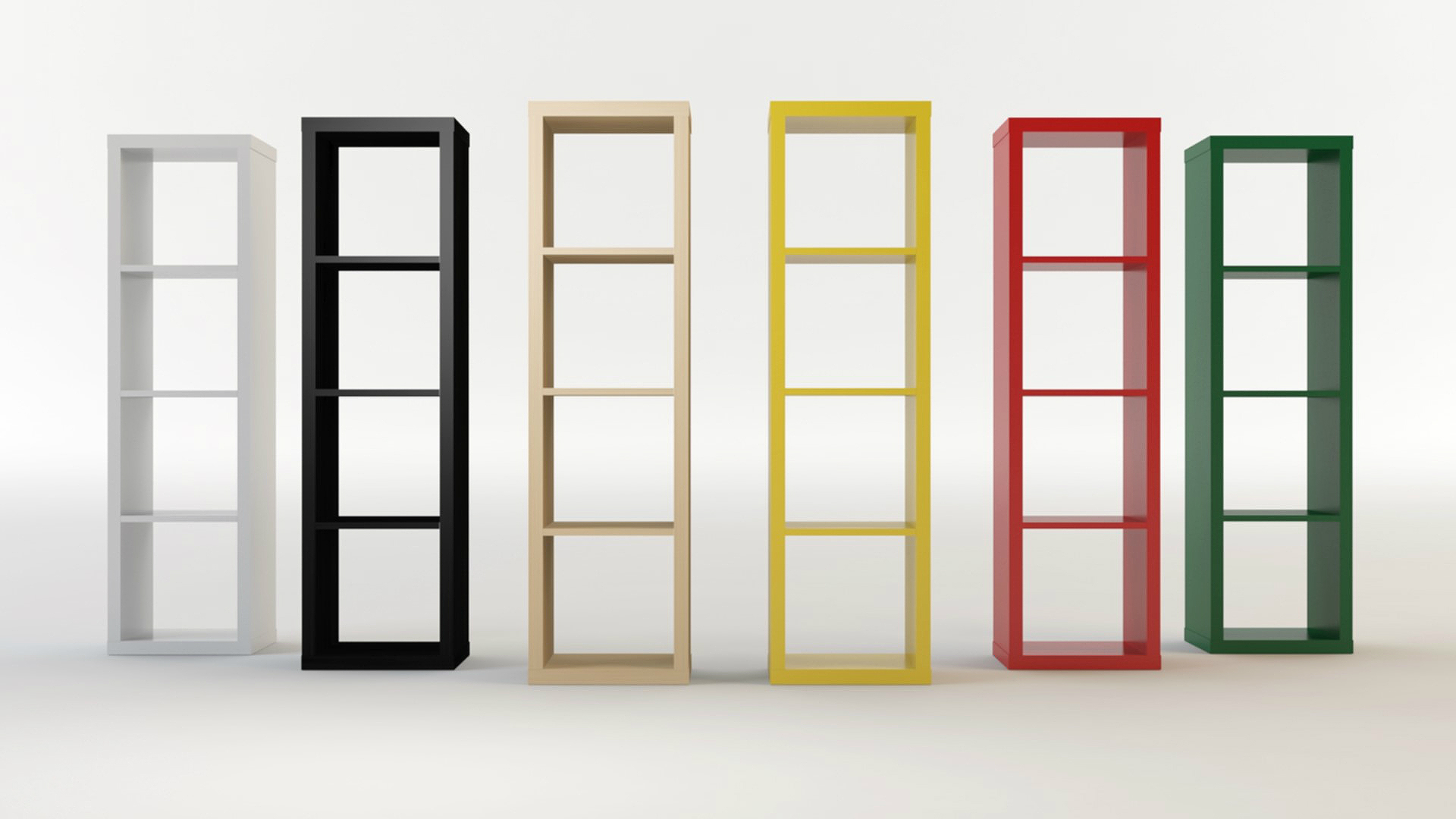 Ikea Kallax Shelves By S I S C O 3docean