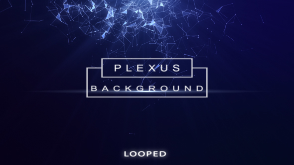 Plexus Blue Polygonal Background alt