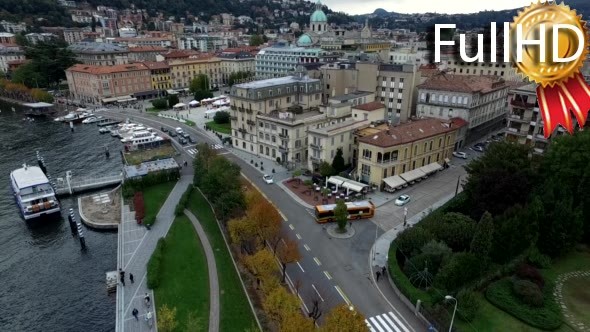 Aerial View of City Como