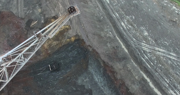 Loading Of Rock In The Quarry