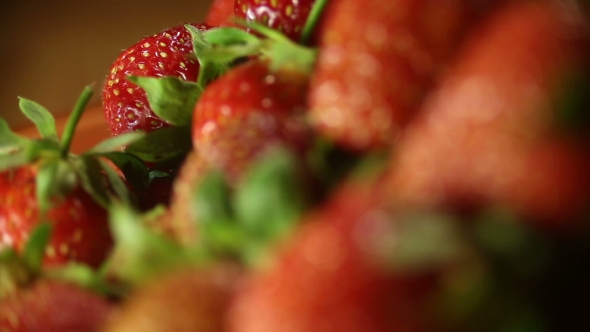 Refocusing On Juicy Strawberryes
