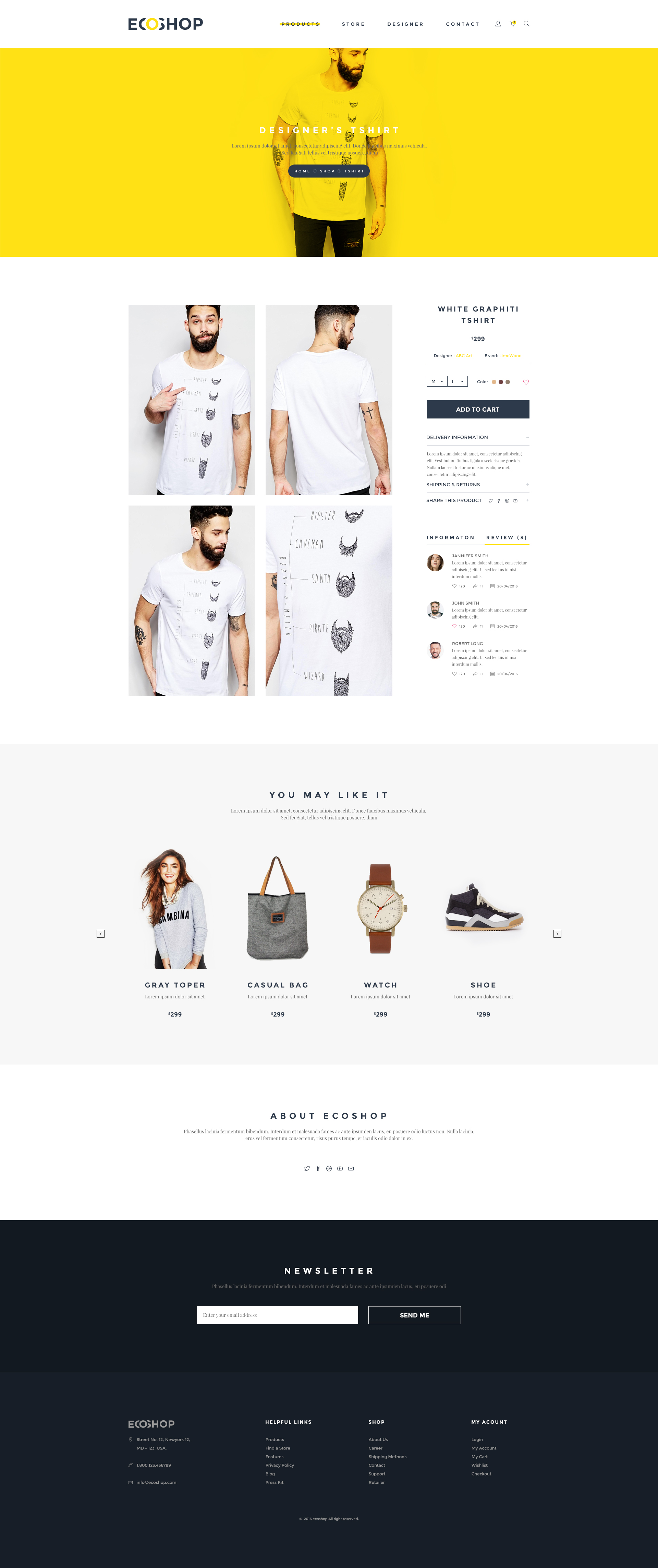ECOSHOP - Multipurpose eCommerce PSD Template by webduck | ThemeForest