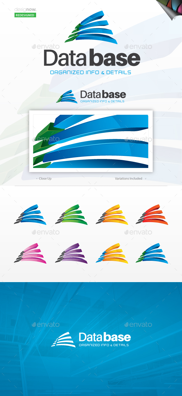 Database Logo - Abstract Logo Templates