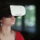 Young Woman Is Trying On Vr Glasses - VideoHive Item for Sale
