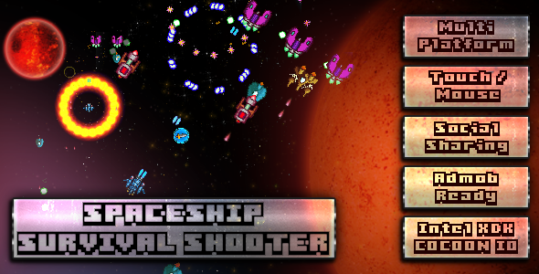 Spaceship Survival Shooter - CodeCanyon 16778113