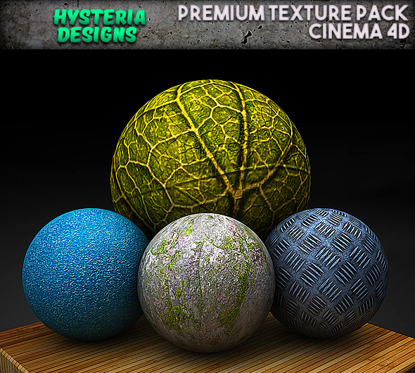 4d Material pack premium by | 3DOcean