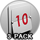 Calendar Countdown - Dark Style – 3 Pack - VideoHive Item for Sale