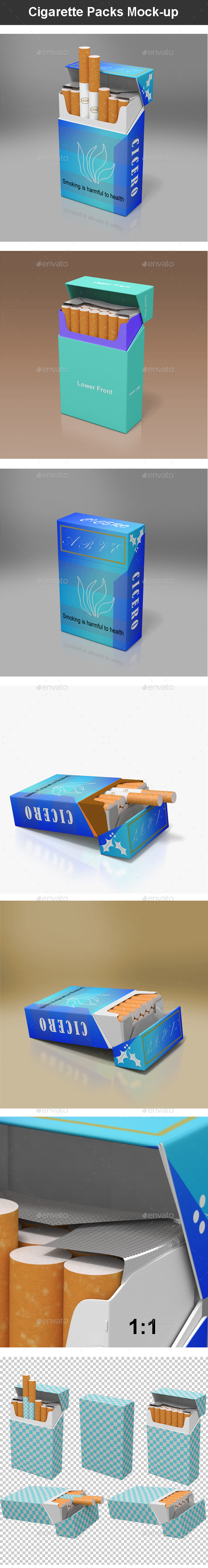 Download Cigarette Packs Mock Up By Maxtecb Graphicriver