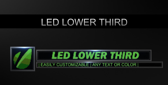 LED Lower Third