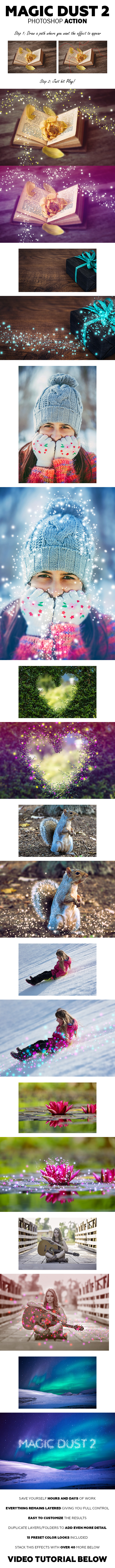 Magic Dust 2 Photoshop Action - Photo Effects Actions
