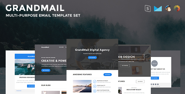 GrandMail - Responsive - ThemeForest 16846045