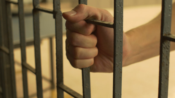 Prisoner in Jail
