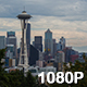 Seattle Skyline on Cloudy Day - VideoHive Item for Sale