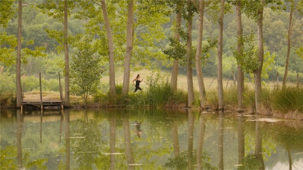 Running In Forest, Stock Footage | VideoHive