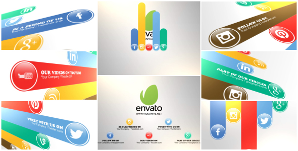 Social Media Logo - VideoHive 16854207