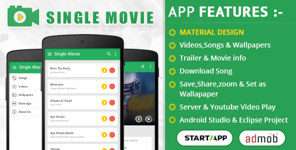 Single Movie App - CodeCanyon Item for Sale