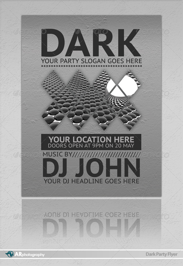 Dark Party Flyer - Clubs & Parties Events