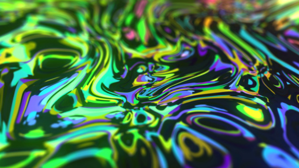 Psychedelic Liquid Colors Flow 2