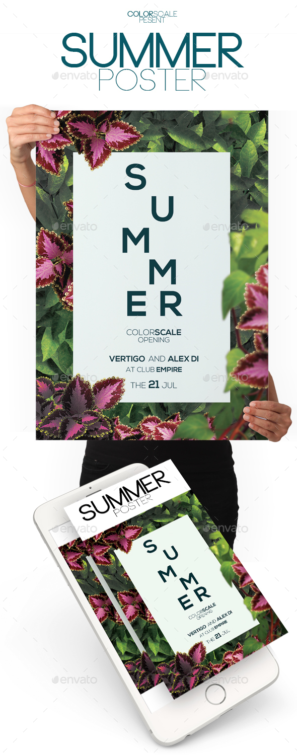 Summer Poster - Clubs & Parties Events