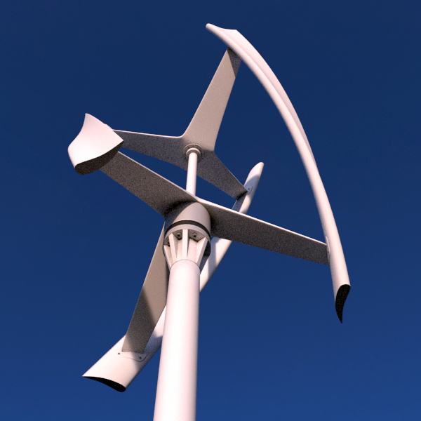 Vertical Wind Turbine by fabiomonzani | 3DOcean