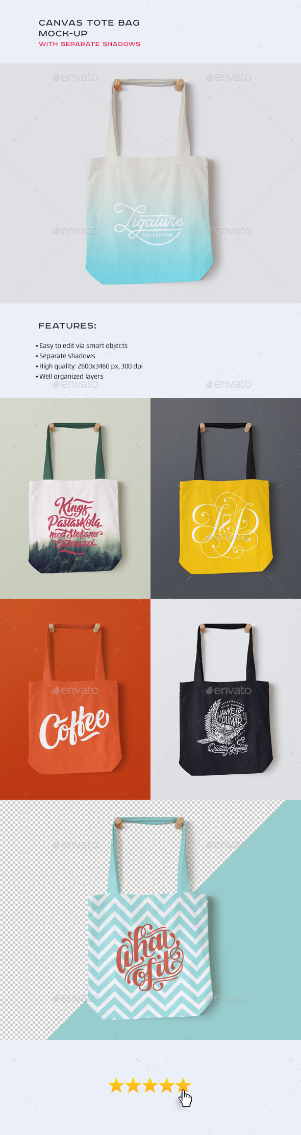 Download Canvas Tote Bag Mock-up by Shumchuk | GraphicRiver