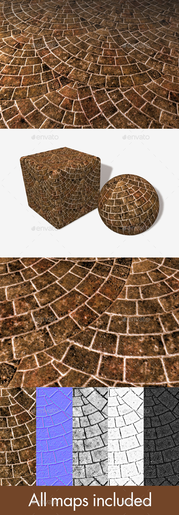 Brick Paving Circle - 3Docean 16877811