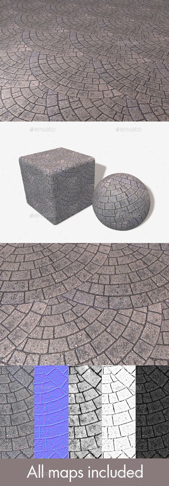 Brick Paving Circle - 3Docean 16878042