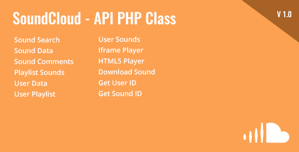 SoundCloud - API - CodeCanyon 16881660