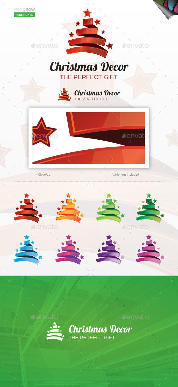 Christmas Decor Logo - Symbols Logo Templates