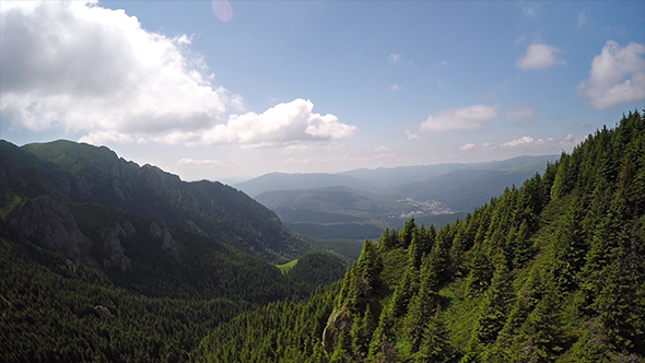 Flying Over the Forest and Mountains alt