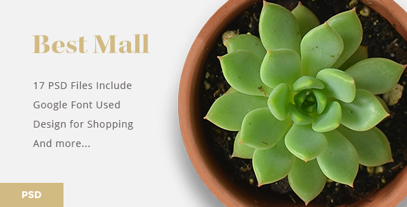 Bestmall – eCommerce PSD Template - Shopping Retail