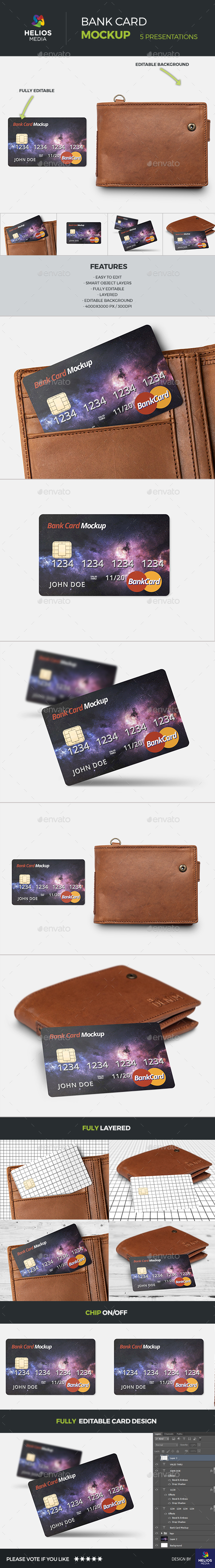 Credit Card Bank Mockup - Miscellaneous Print