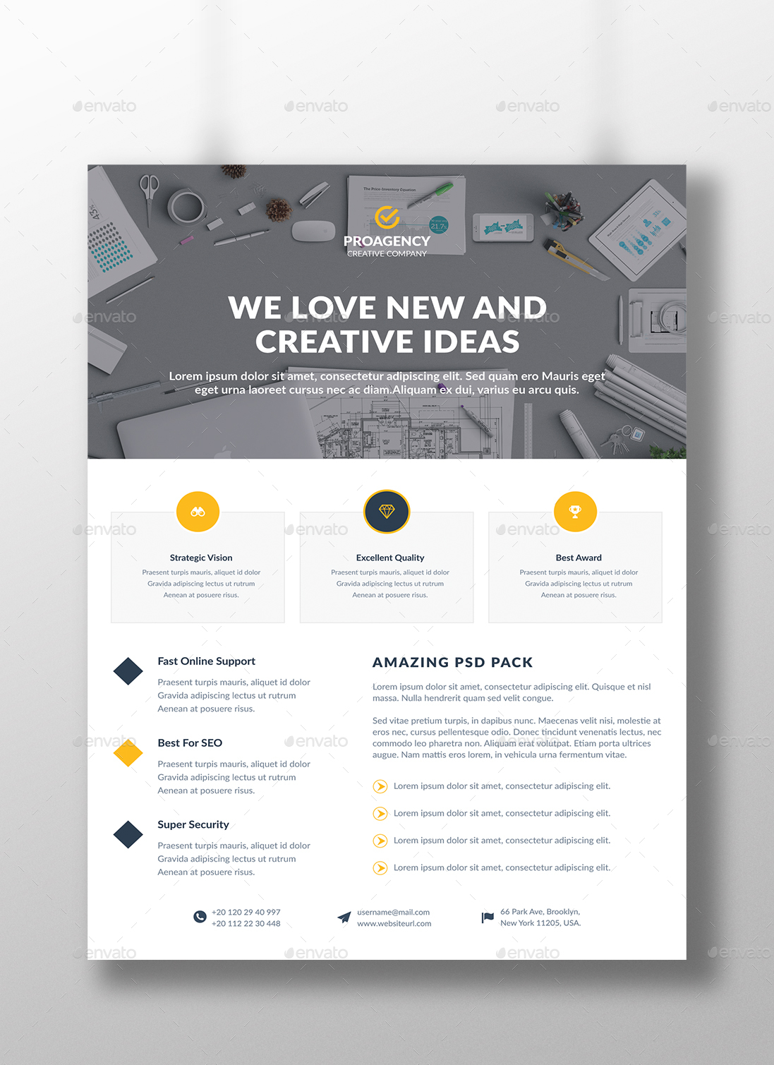 Clean Flyer, Print Templates | GraphicRiver