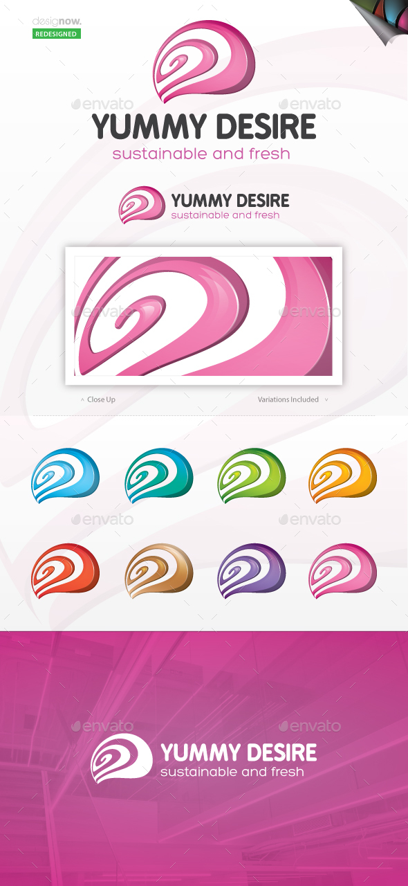Yummy Desire Logo - Abstract Logo Templates