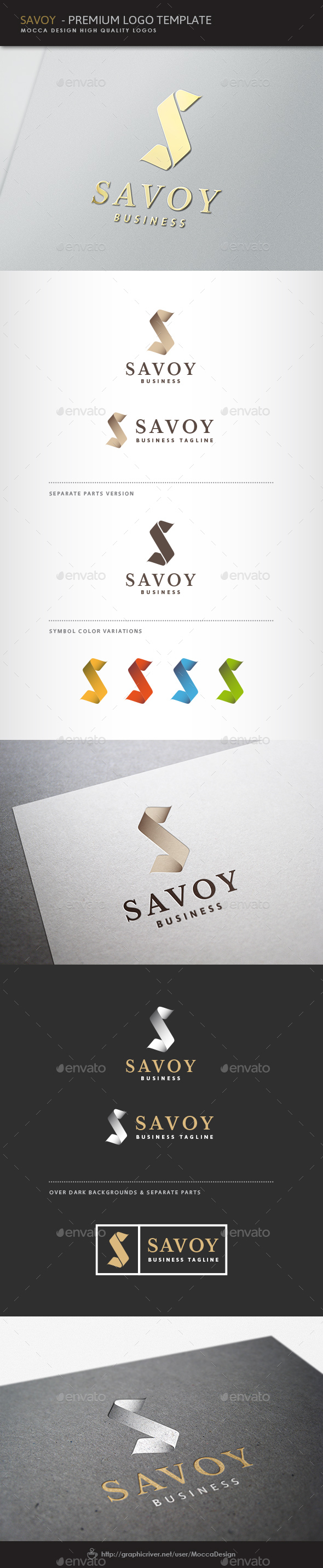 Savoy Logo - Letters Logo Templates