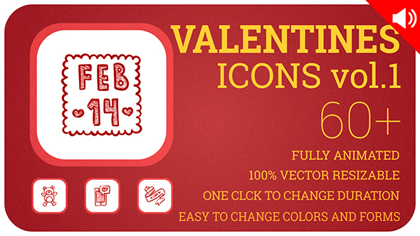 Love Story Icons - VideoHive 16897104