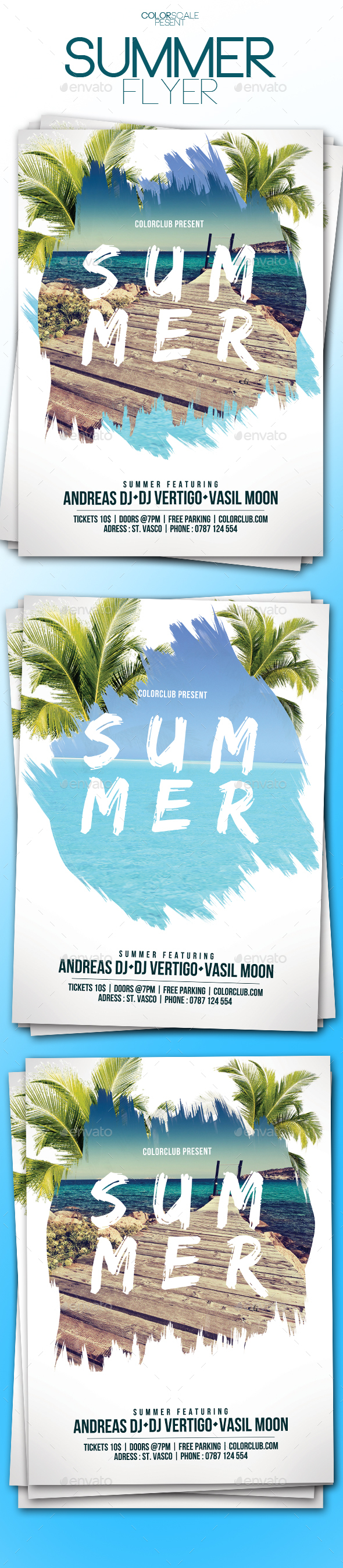 Summer Flyer - Flyers Print Templates