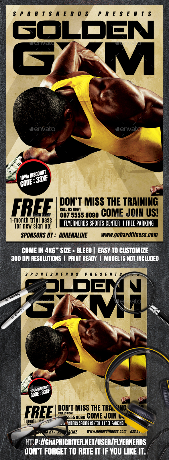 Gym Center Sports Flyer