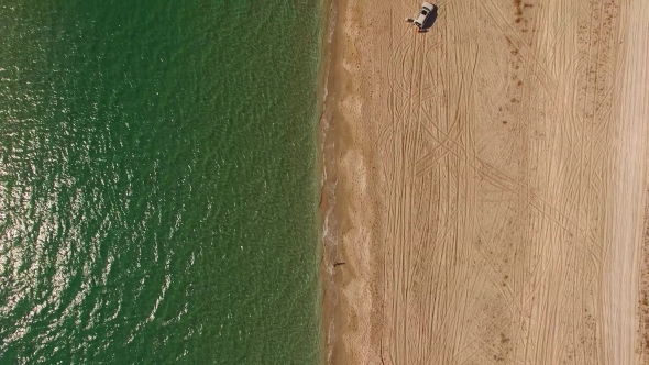 Sandy Beach In Crimea