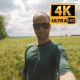 Selfy On The Background Of A Wheat Field 2 - VideoHive Item for Sale