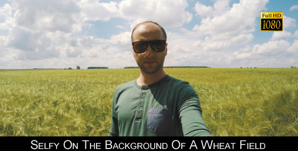 Selfy On The Background Of A Wheat Field 2 alt