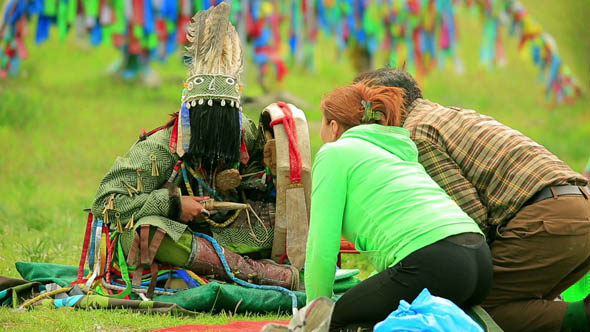 Shaman Ceremony in Mongolia 2