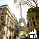 Paris Luxury Streets Eiffel Tower - VideoHive Item for Sale