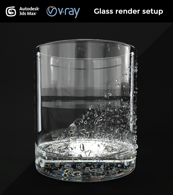 Vray Glass Render - 3Docean 16917558