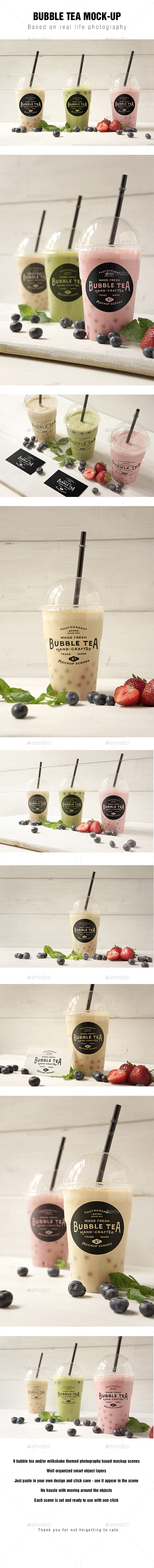 Download Bubble Tea Mockup By Amris Graphicriver