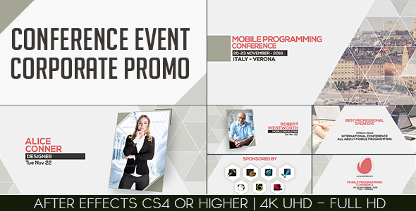 Conference Event Corporate - VideoHive 16919583