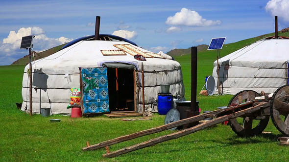 Mongolian Ger Camps with Solar Power 2