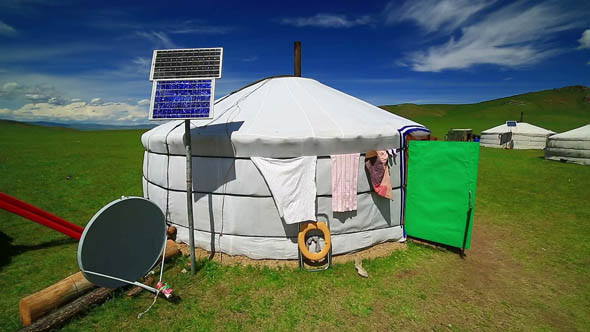 Mongolian Ger Camps with Solar Power 3